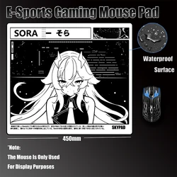 Skypad Frenzy Sora Gaming Mouse Pad Fps Professional Non-slip E-sports Mousepad Gamer Balance Computer Mouse Mat Laptop Deskmat