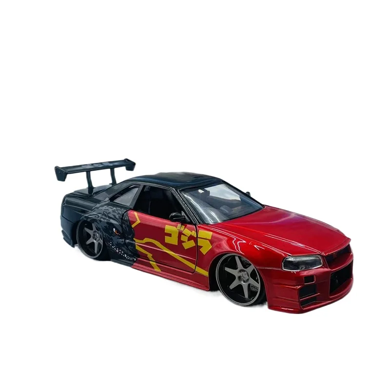 jada 1/24 Fast & Furious Japanese Skyline GTR-R34 Limited Edition Unlimited Paul Emulation Collection for kids in birthday gift