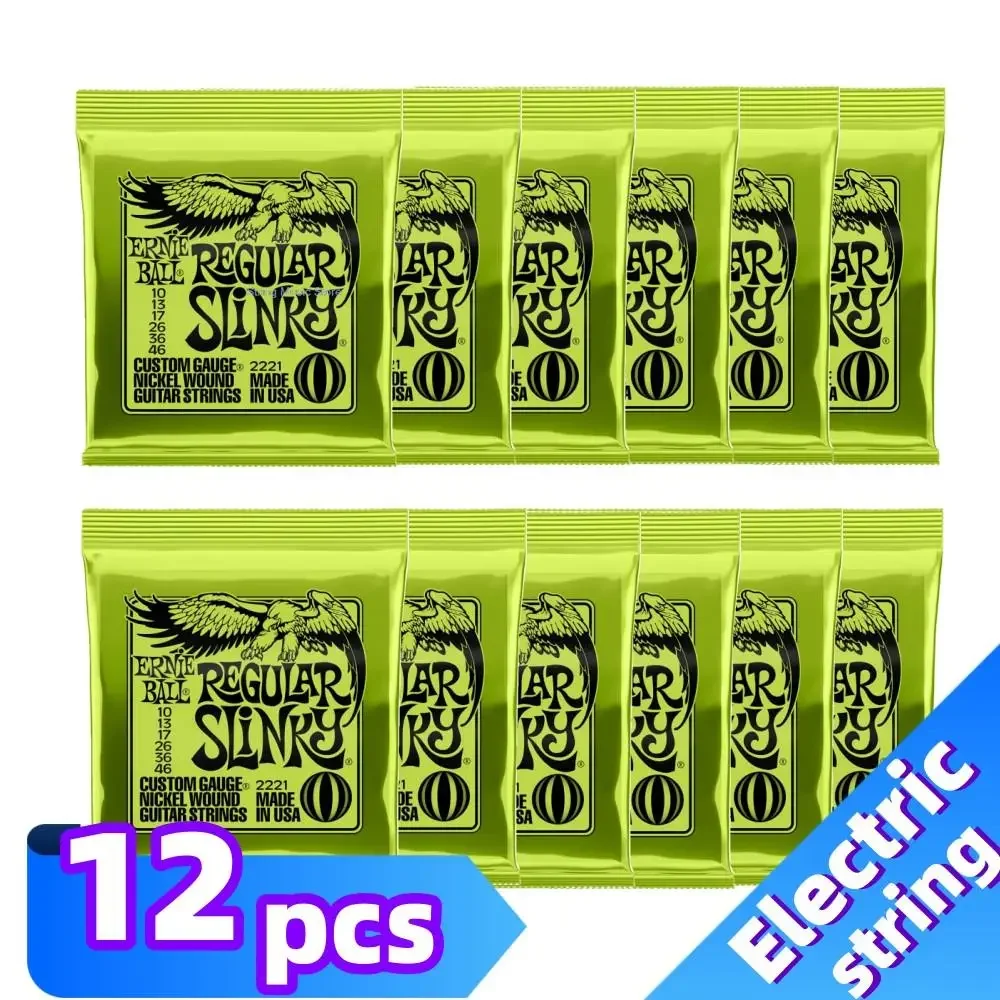 12 PCS Nickel-Plated Electric Rock Guitar Strings 2215 2221 2223 Entry-Level Acoustic Instrument Parts 2003 2006 2008