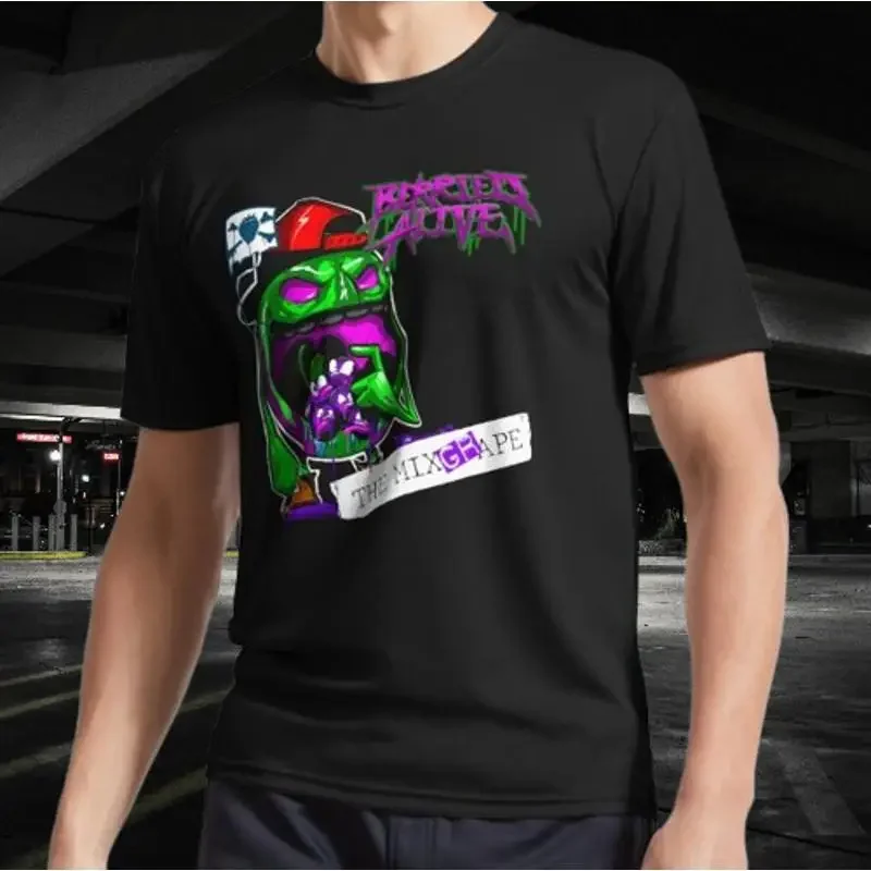 T-shirt actif avec logo Berried Alive, drôle, taille américaine