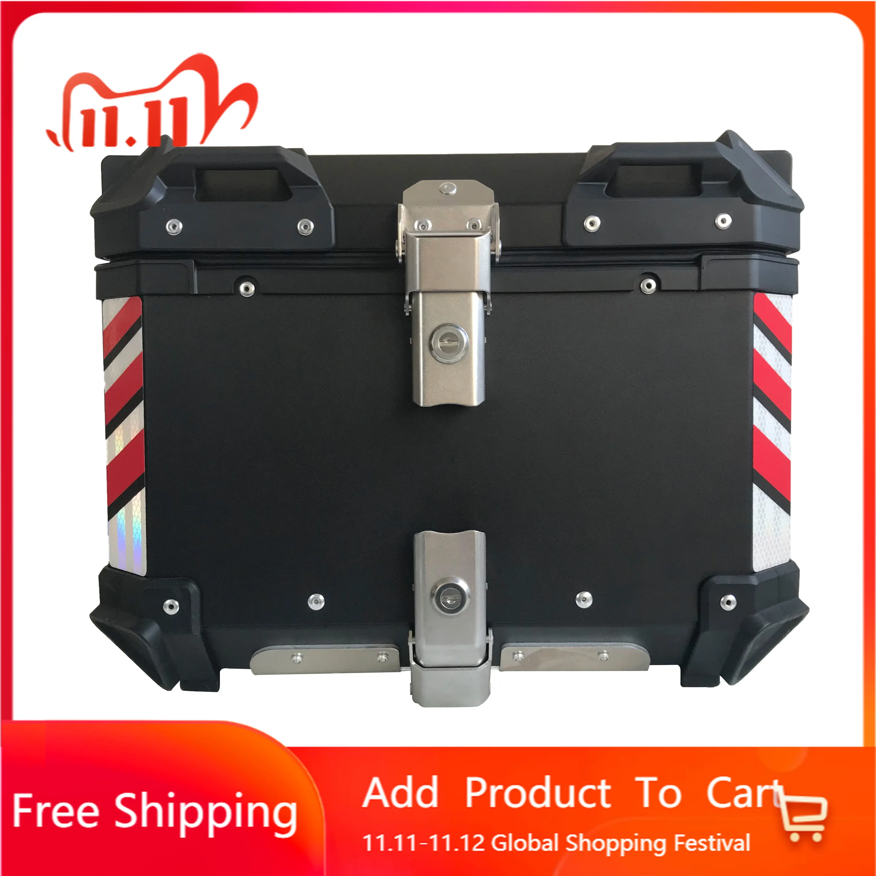 

STLF Original 45L Accessories of Motorcycle Motorcycle Alloy Top Box Motorcycles Tail case