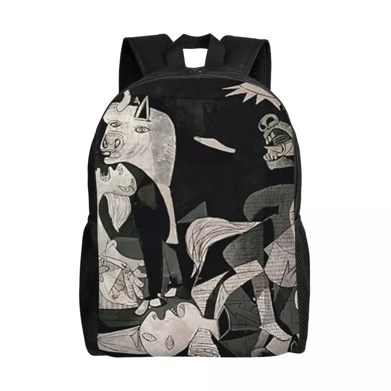 

Personalized Spain Pablo Picasso Guernica Backpacks Men Women Fashion Bookbag for College School Bags