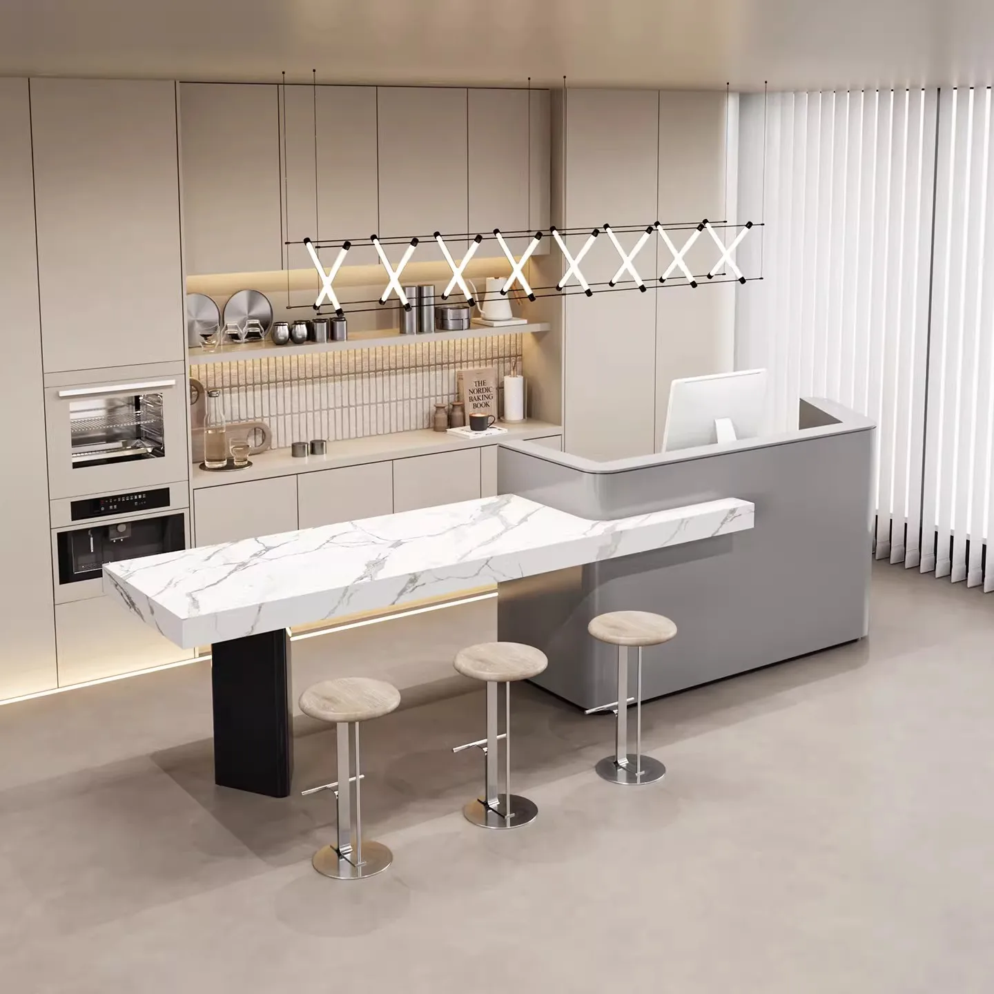 

*Hotel Company Clubhouse Office Front Desk Reception Desk Clothing Store Beauty Salon Bar Cashier Paint Counter Custom