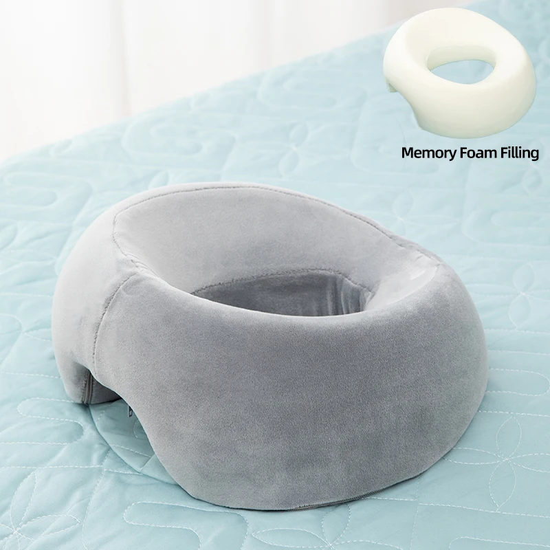 1 Piece Round Supportive Breathable Face Pillow, Available in 5 Colors for Beauty Salons, Polyurethane Filled, Solid Color, Suitable for Store Decor Styles, Compatible with Multiple Store Styles, Daily Choice, Suitable for Home Use view 5