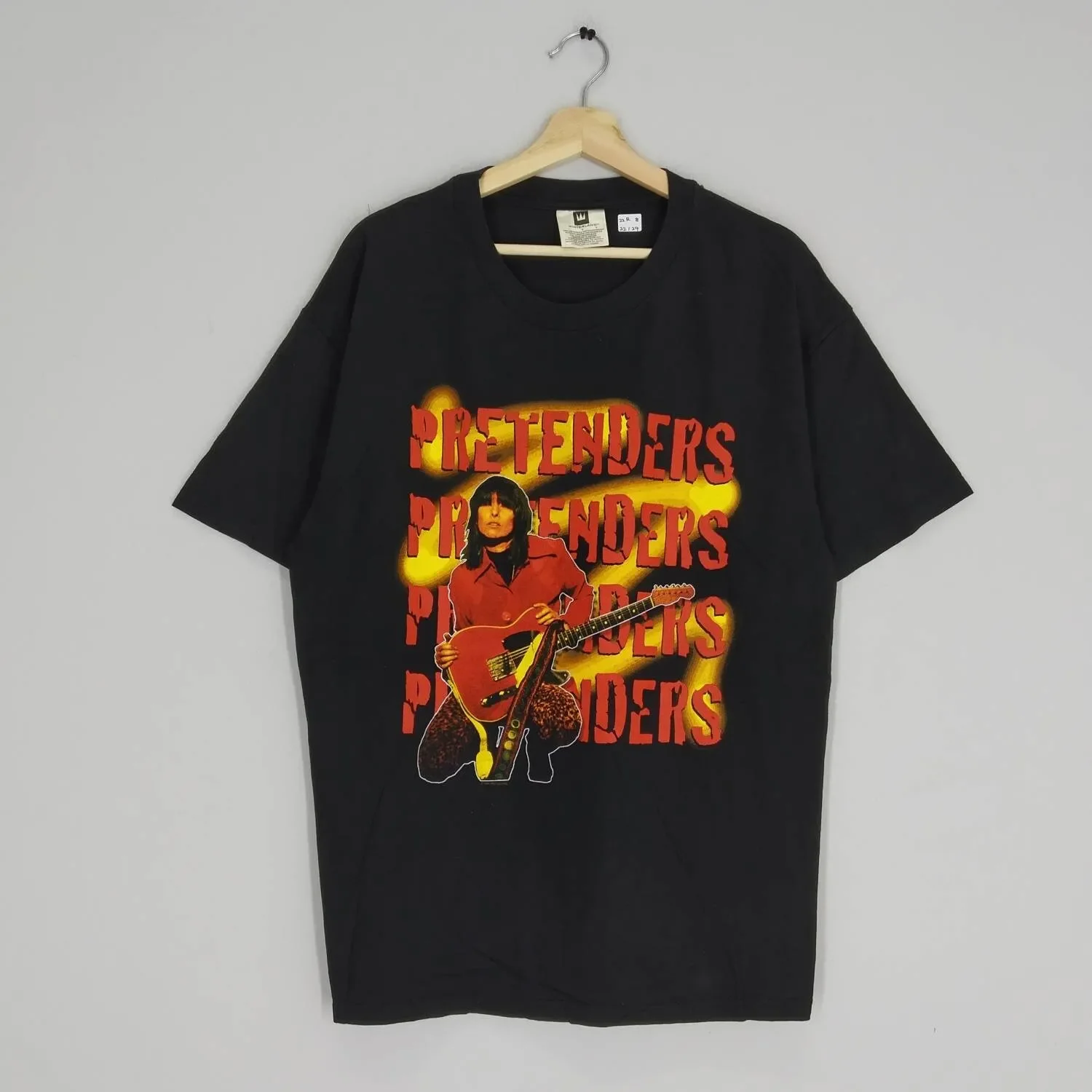 Vintage 90s The Pretenders Aternative Rock Band New Wave Music T shirt Size L