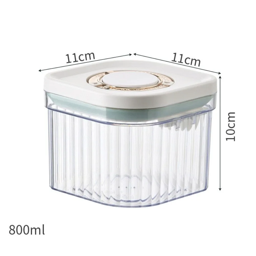 

800/1200ml Milk Powder Container with Spoon Pressed Sealed Rice Flour Can Waterproof Transparent Mini Storage Box
