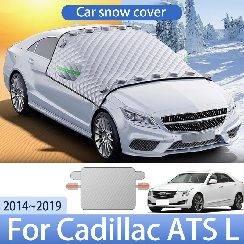 

Car Snow Cover For Cadillac ATS L 2014~2019 2015 2016 Front Windshield Shield Protector Snow Ice Cover Auto Exterior Accessories