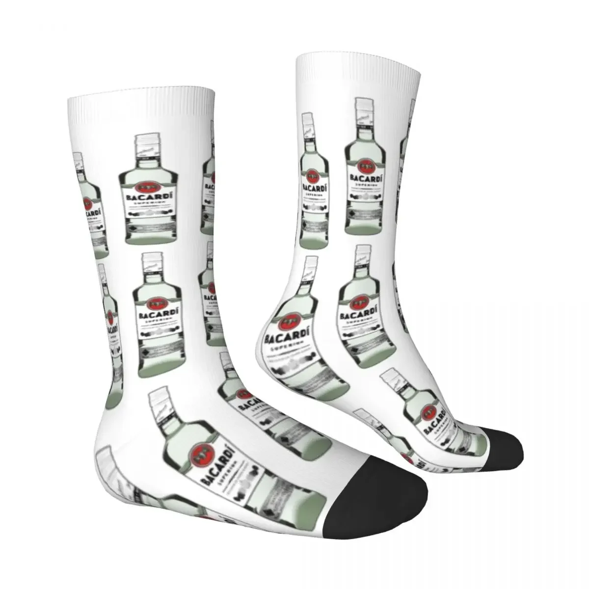 Bacardi Men Women Socks Windproof Novelty Spring Summer Autumn Winter Stockings Gift