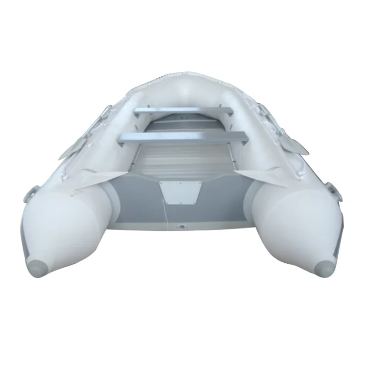 Hot Sale Aluminium Floor PVC Hull Rigid Inflatable Rubber Boat Tender Rowing Boat