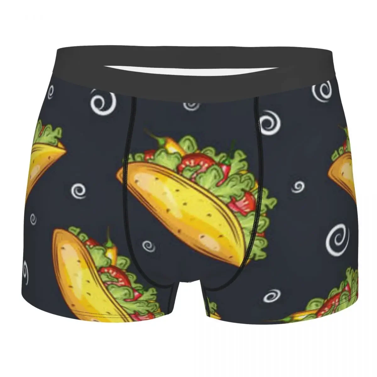 Boxershorts Men Comforable Panties Set Mexican Tacos Underwear Man Boxer