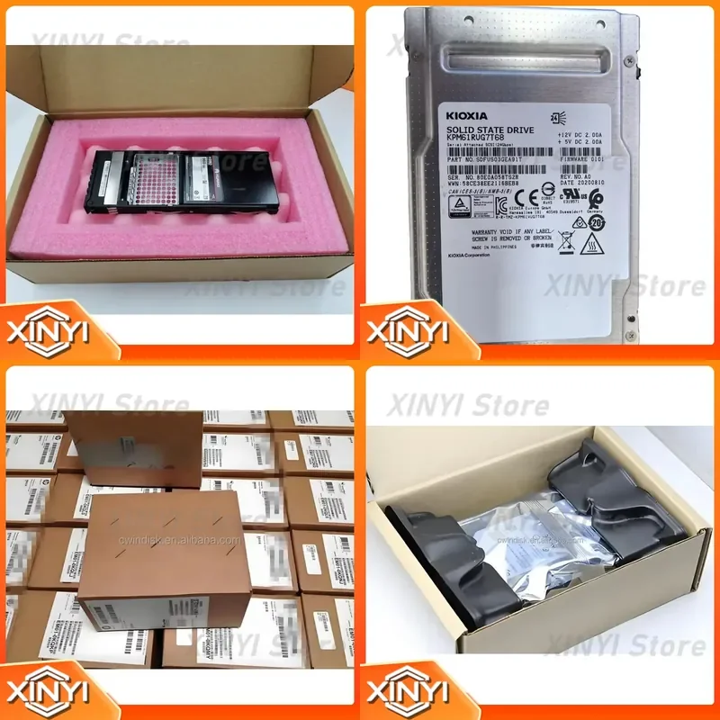 for KPM61RUG7T68 7.68TB SAS 24Gbps 2.5 inch SSD Solid State Drive for Server Storage Upgrade High Performance Enterprise