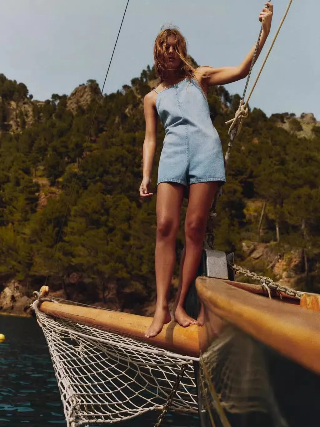 アメリカン スレ バル コットン オーバーオール レディース サマー ファッション オルト パンツ ストラップ付き デニム オーバーオール 衣装 l ウエスト