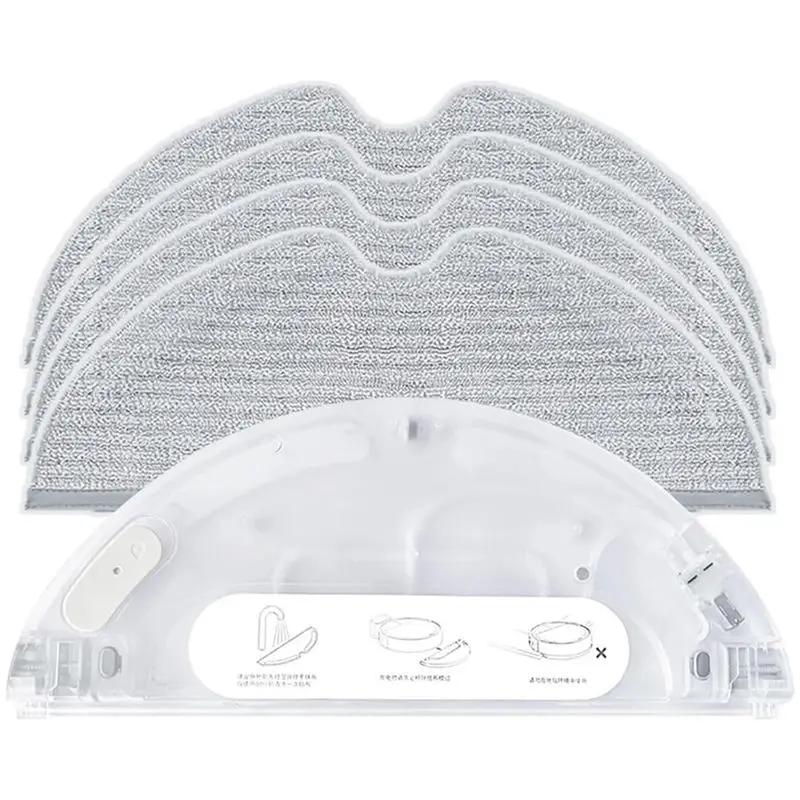 Serpillère de remplacement A67P pour aspirateur Dreame D9 / D9 Max D9 Pro/L10 Pro, accessoires, tampon de nettoyage en microfibre avec réservoir d'eau