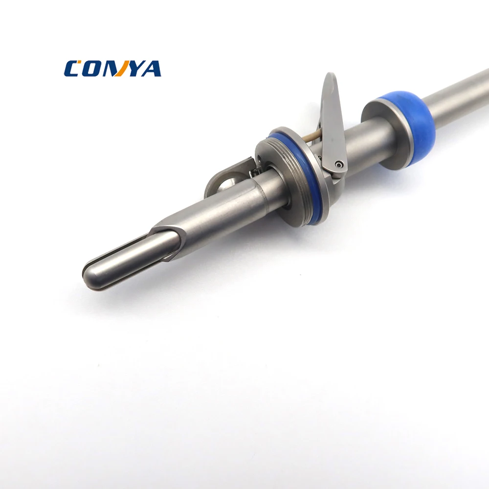 أدوات تروكار أمان صمام متعدد الوظائف بطول 120 مم مع واقي