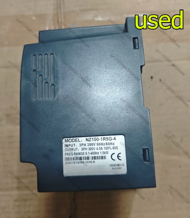 Accessories 1pcs inverter nz100-1r5g-4, 1.5kw three-phase 380v, input 3ph 380v 50hz/60hz, output 3ph 380v 4.0a 150% 60s