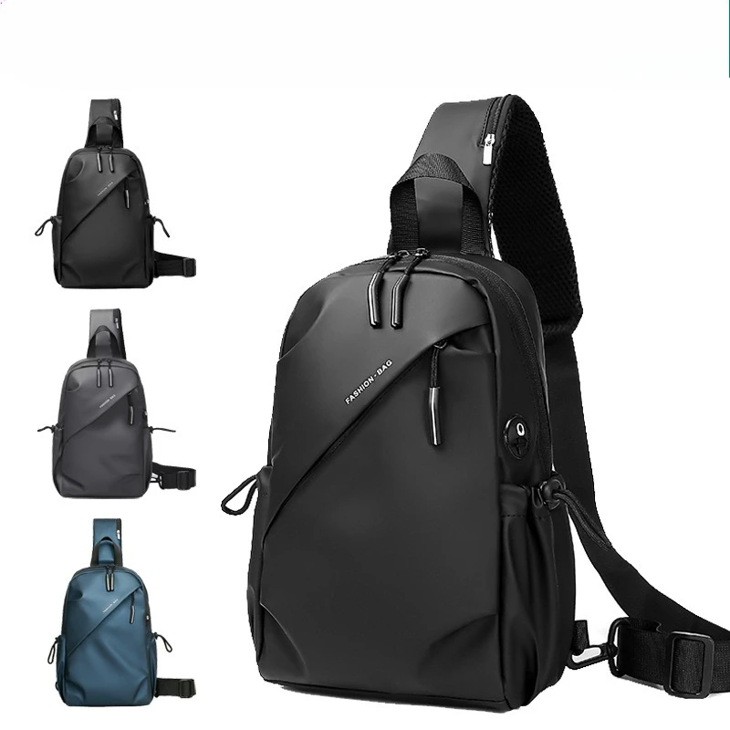 

Модная мужская сумка через плечо для отдыха и путешествий, женская нагрудная сумка из ткани Оксфорд, водонепроницаемая и износостойкая нагрудная сумка