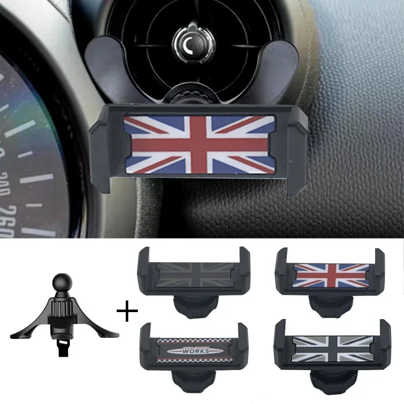 Soporte Universal para teléfono de coche, accesorio de montaje para ventilación de aire, Mini R55, R56, R57, R60, R61, R58, R59, Clubman, Countryman