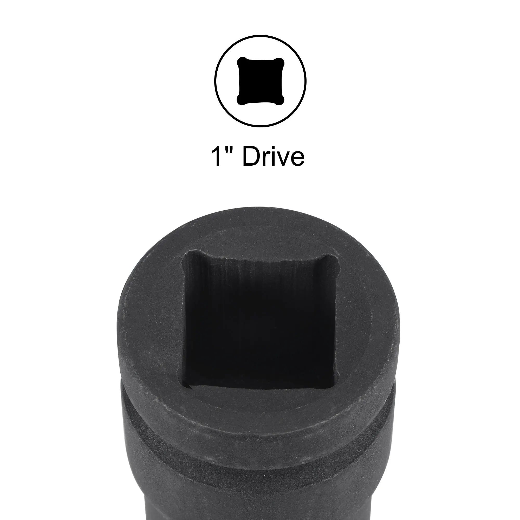 Imagem -03 - Uxcell-unidade Métrica de Polegada com Soquete de Impacto Quadrado Tamanhos de 80 mm para Artesanato Faça Você Mesmo Reparo Automotivo