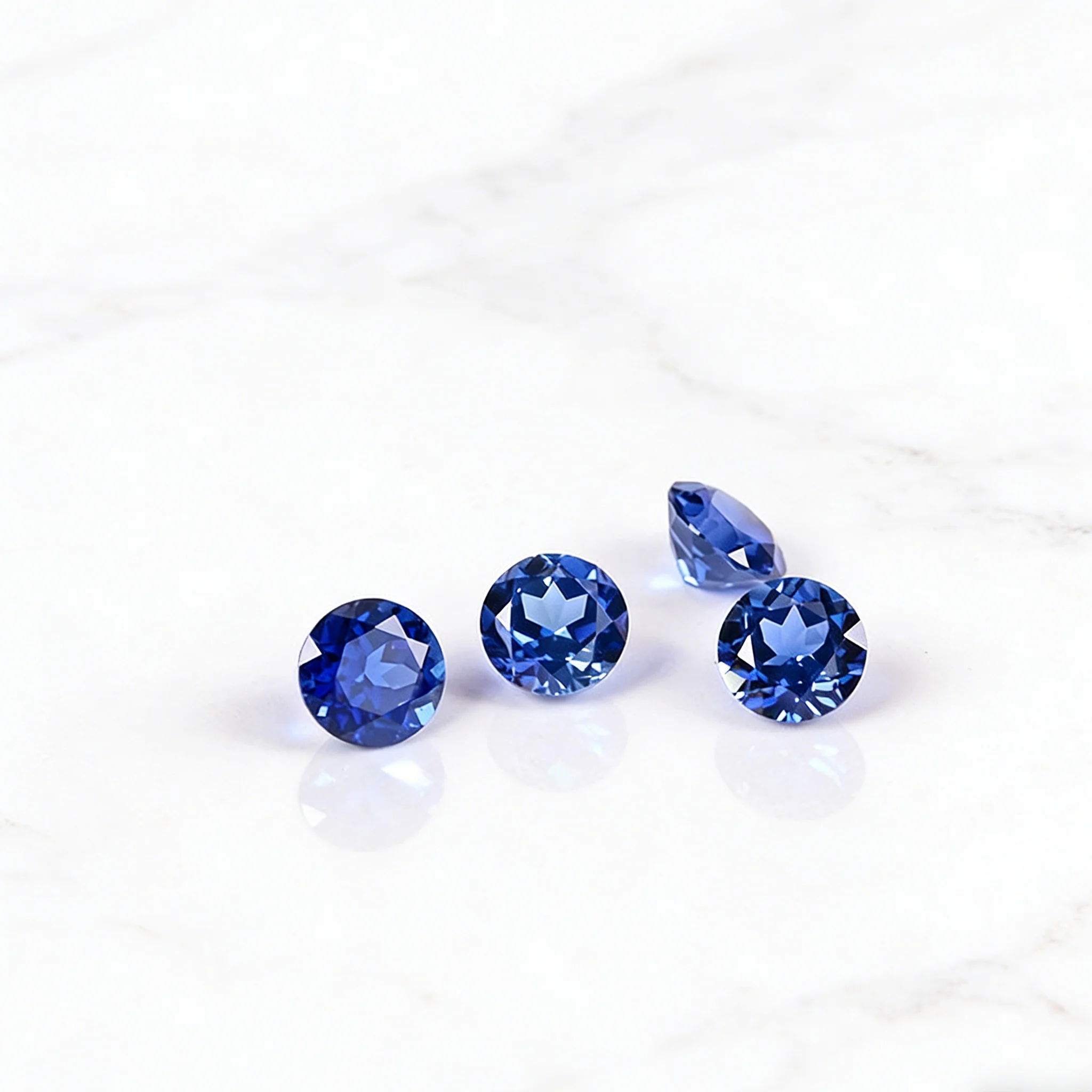 Top Quality Royal Blue Lab Grown Sapphire Loose Gemstones Ideal for Artisan DIY Jewelry Making Fit for Rings Earrings Necklaces view 6