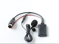 Car Bluetooth Module Audio Aux Microphones Cable Adapter For Kenwood 13-Pin CD Stereo Radio