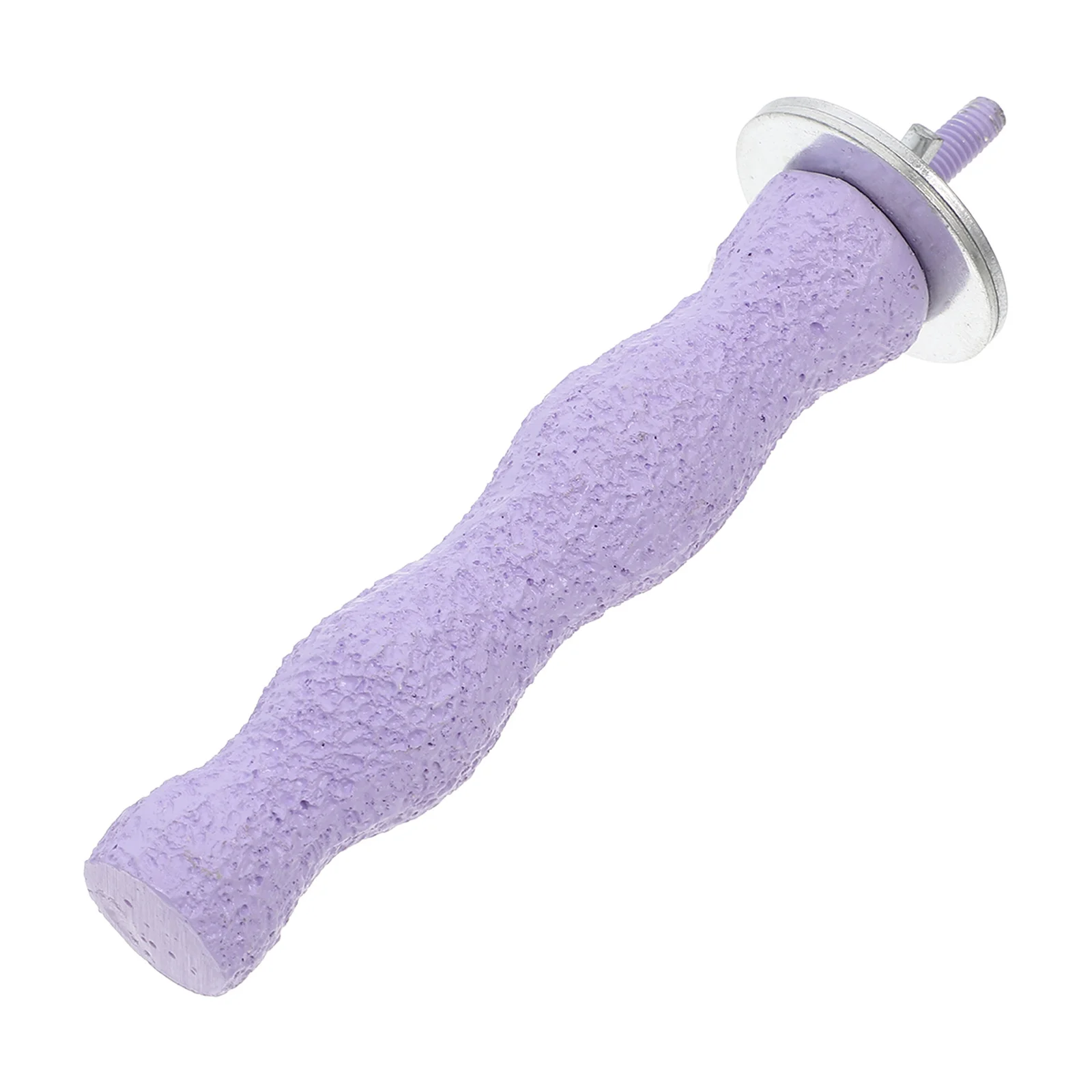 

14Cm Bird Grinding Perch Natural Wood Sand Surface for Nail Beak Trim Foot Exercise Parrot Stand Cage Accessories Purple