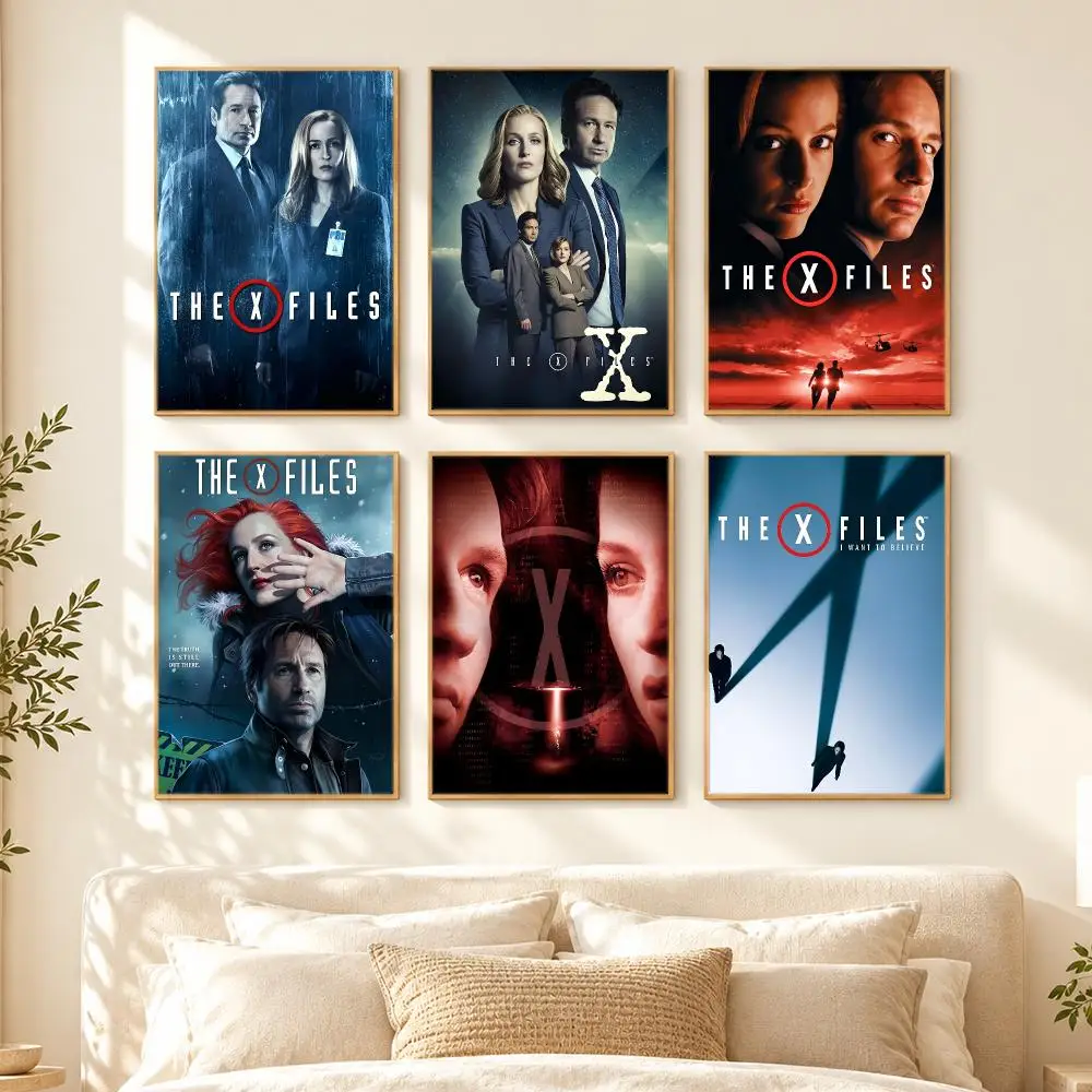 series The X Files Poster Poster HD Printing Cozy Nordic Style for Home Decor for Living Room Bedroom Cafe Gift