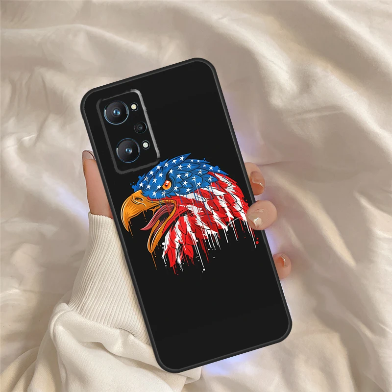 الولايات المتحدة الأمريكية العلم النسر الحال بالنسبة Realme C71 C55 C67 C51 C75 C63 C61 C65 C53 C35 10 11 12 13 14 Pro Plus GT6 GT7 Pro