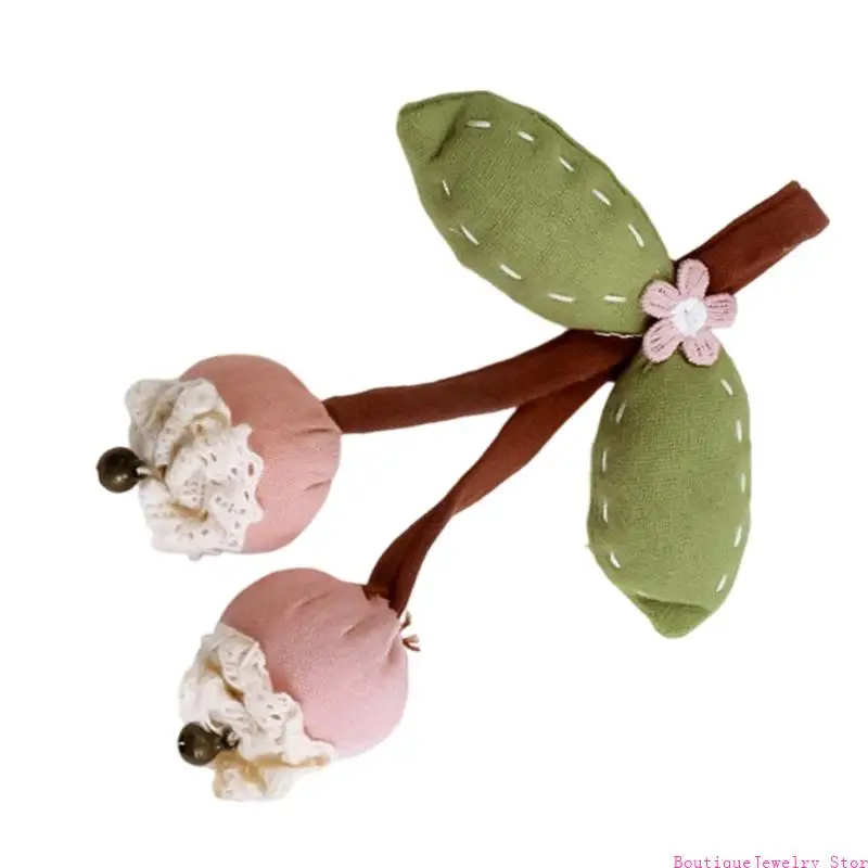 دبوس E1PE مستوحى من الفاكهة ومُحسِّن الزي متعدد الاستخدامات المُخيط يدويًا