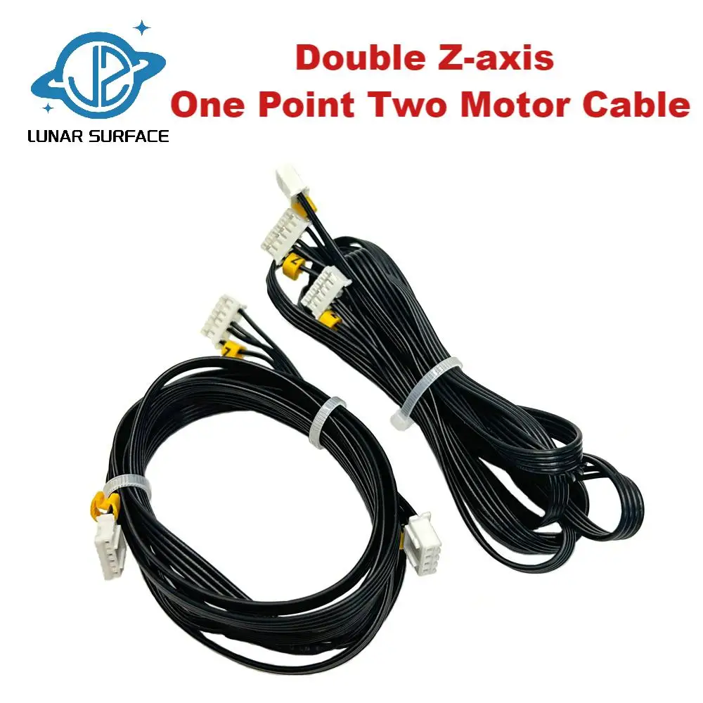 

LS-3D Printer Parts Double Z-axis One Point Two Motor Cable 3D Printer Accessories For CR-10/S/Ender-3 4Pin Stepper Motor Wire