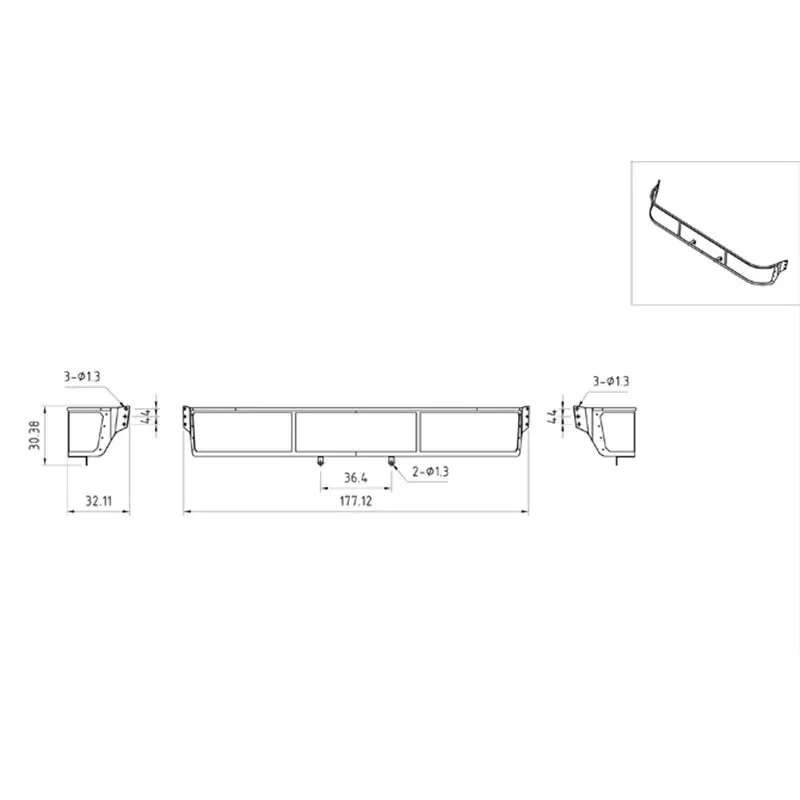 LESU Front Bumper Metal Protective Net C Tyte of Windshield For RC 1/14 TAMIYAYA Tractor Truck FH16 FH12 Remote Control Car