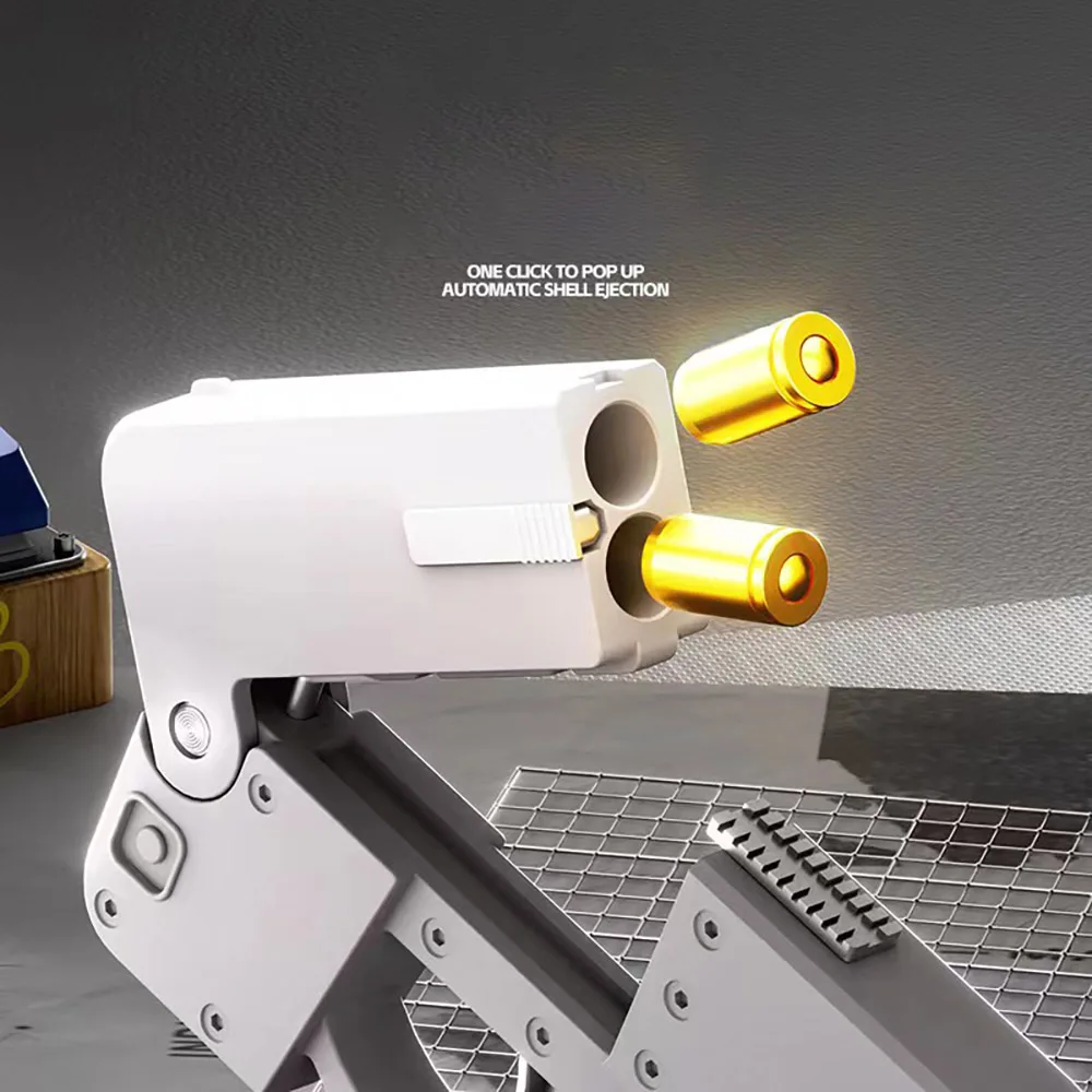 Spoof Toys Folding iphone Toy Gun For Adult Cool Birthday Gift Shell Ejecting Gun Look Real Phone Dropship Tiktok