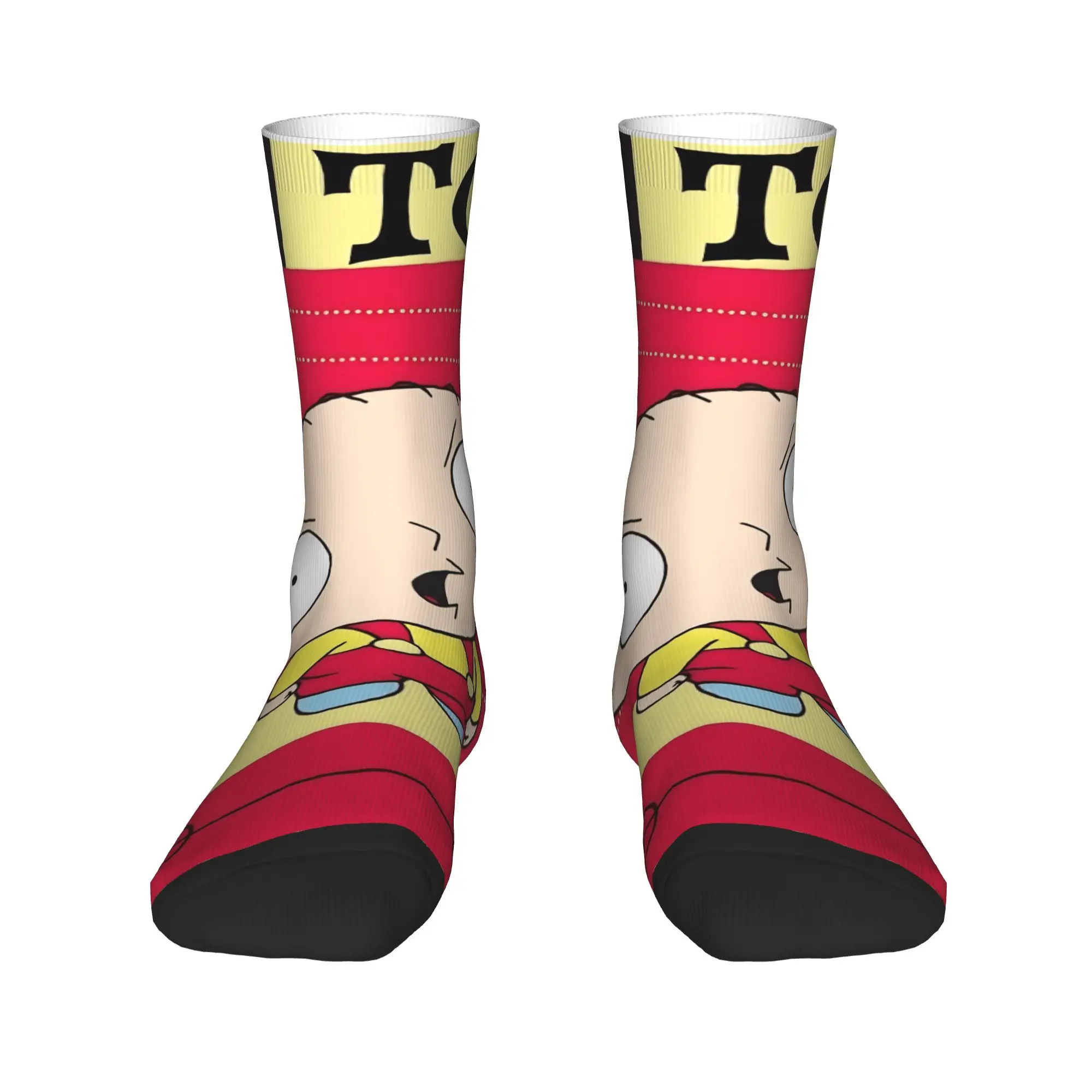 جوارب P-Peter Griffins جوارب مضادة للانزلاق للنساء والرجال جوارب جري متوسطة ناعمة للخريف جوارب بتصميم أنيق