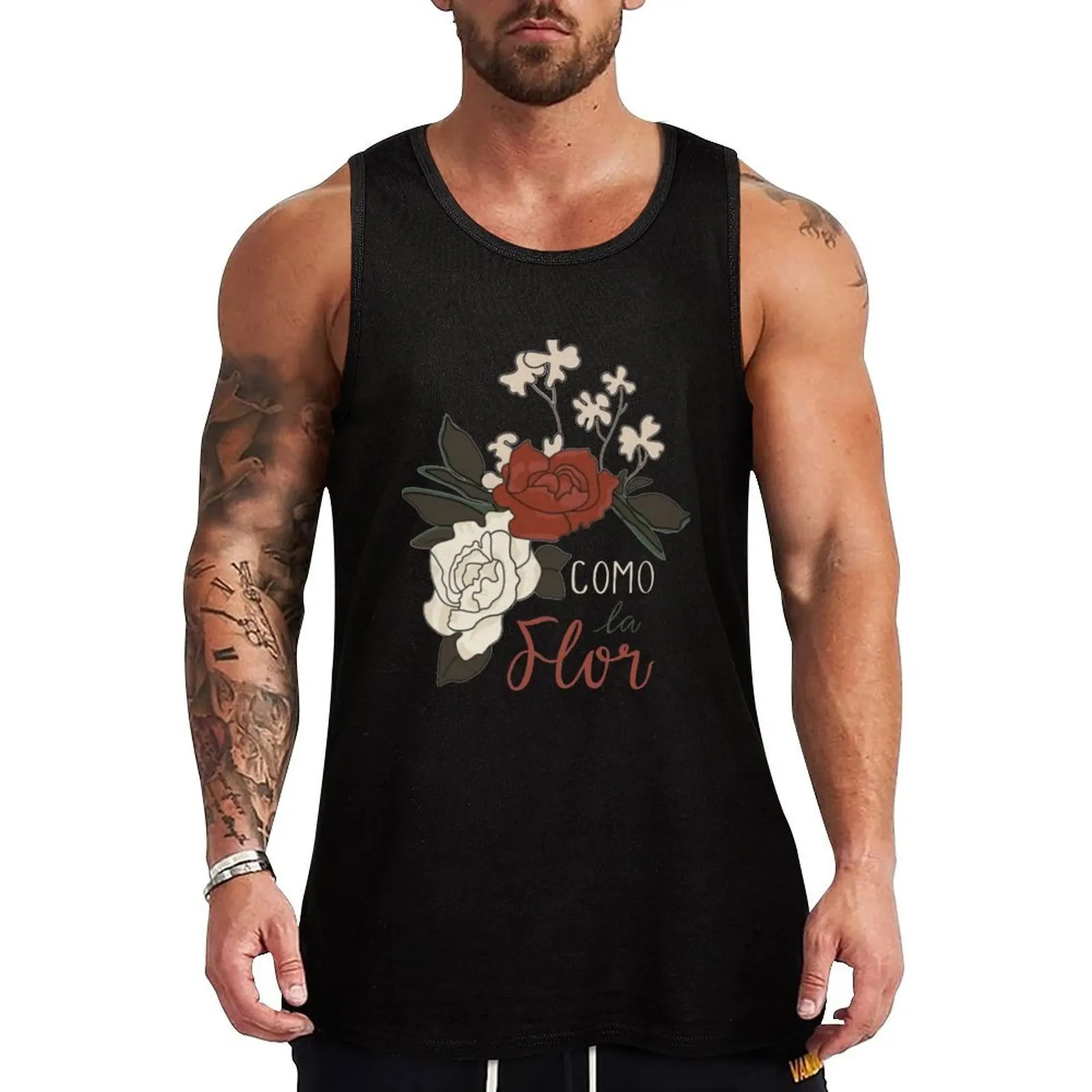As the flower Tank Top Breathable Athletic Tank Top Workout Quick Dry Shirt