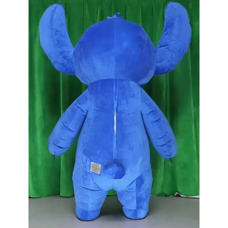 Stitch ปาร์ตี้ฮาโลวีนผู้ใหญ่ชุดตุ๊กตาพอง Mascot เครื่องแต่งกายโฆษณาพิธี Lilo & Stitch คอสเพลย์