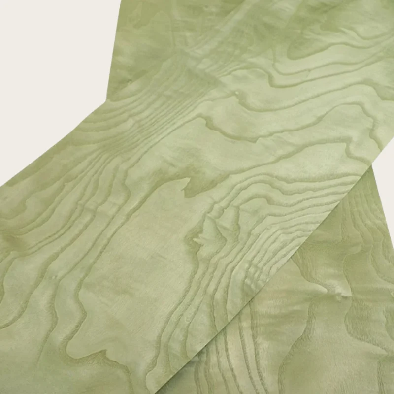 Dyed Matcha Green Ash Wood Veneer Wood Panel for Furniture Cabinet & Wall Decoration DIY Projects Veneer