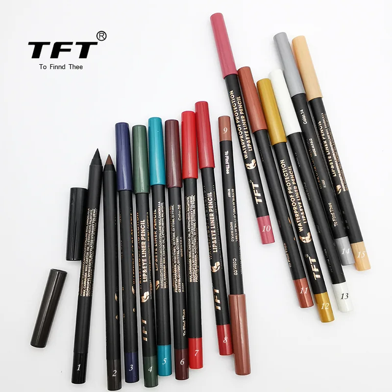 Farbige Eyeliner Stift Eyeliner Bleistift Pigment wasserdicht blau schwarz weiß Farbe Gel Eyeliner Stift Make-up Auge Schönheit Kosmetik