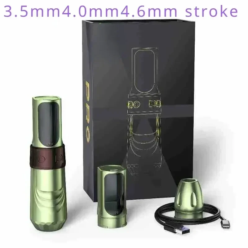 

Best-Selling Wireless Tattoo All-in-One Machine High Quality Brushless Motor Direct Drive 3.5-4.6 Stroke Cut Line Tattoo Hot sal