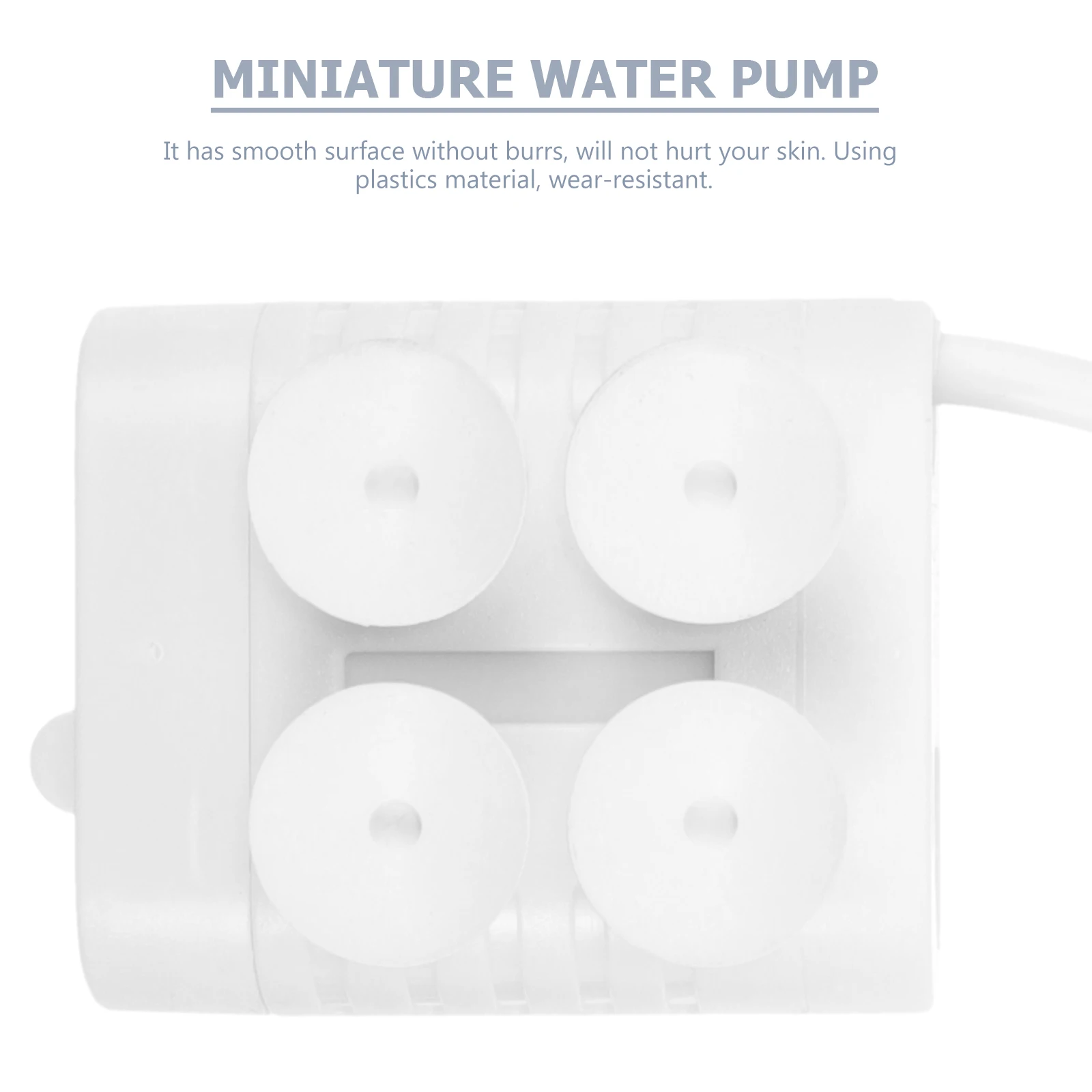 

Mini Submersible Pump White Fish Tank Aquarium Pond Fountain Small Water Pump USB Pet Planter Wear Resistance Quiet Use Safe