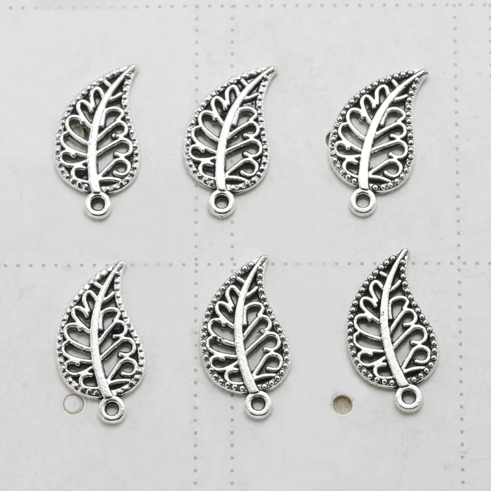 

20 шт. полых подвесок-листочков из сплава для рукоделия, изготовления украшений, ожерелий, браслетов, аксессуары для уникальных подарков, подвески-шармы для самостоятельного изготовления