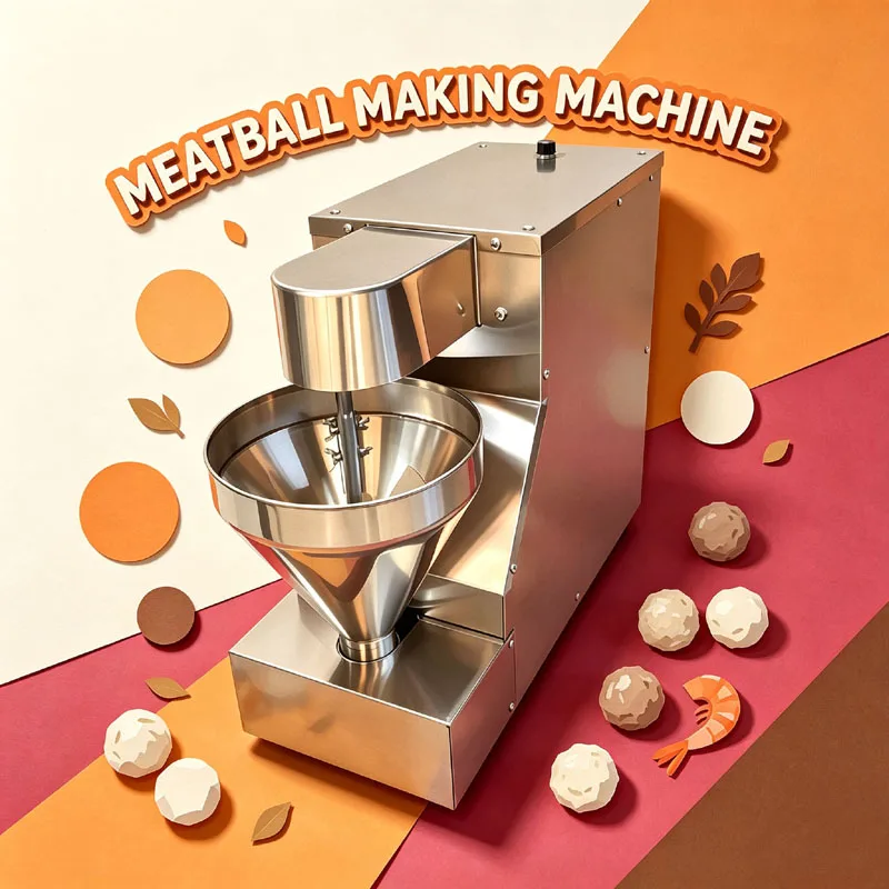 Commercial Meatball Forming Machine Small Electric Automatic Meatball Making Machine For Food Shop Vegetable Lamb Beef Squid Bal