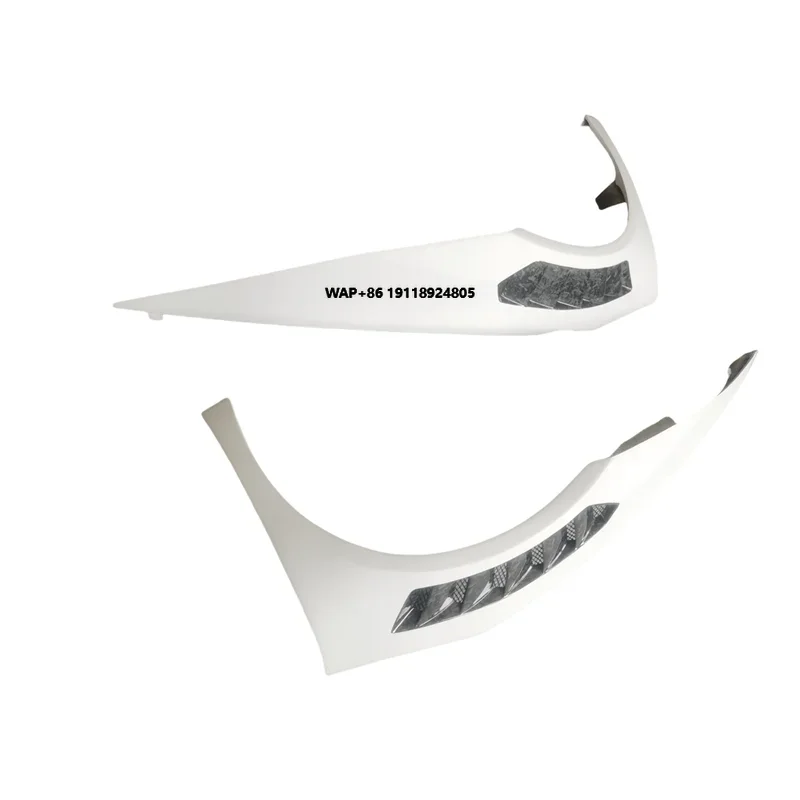 V Style for Huracan Front Fender for  LP610 Real Forged Carbon Fiber Vented Fender for Huracan LP610 Louvered Spoiler