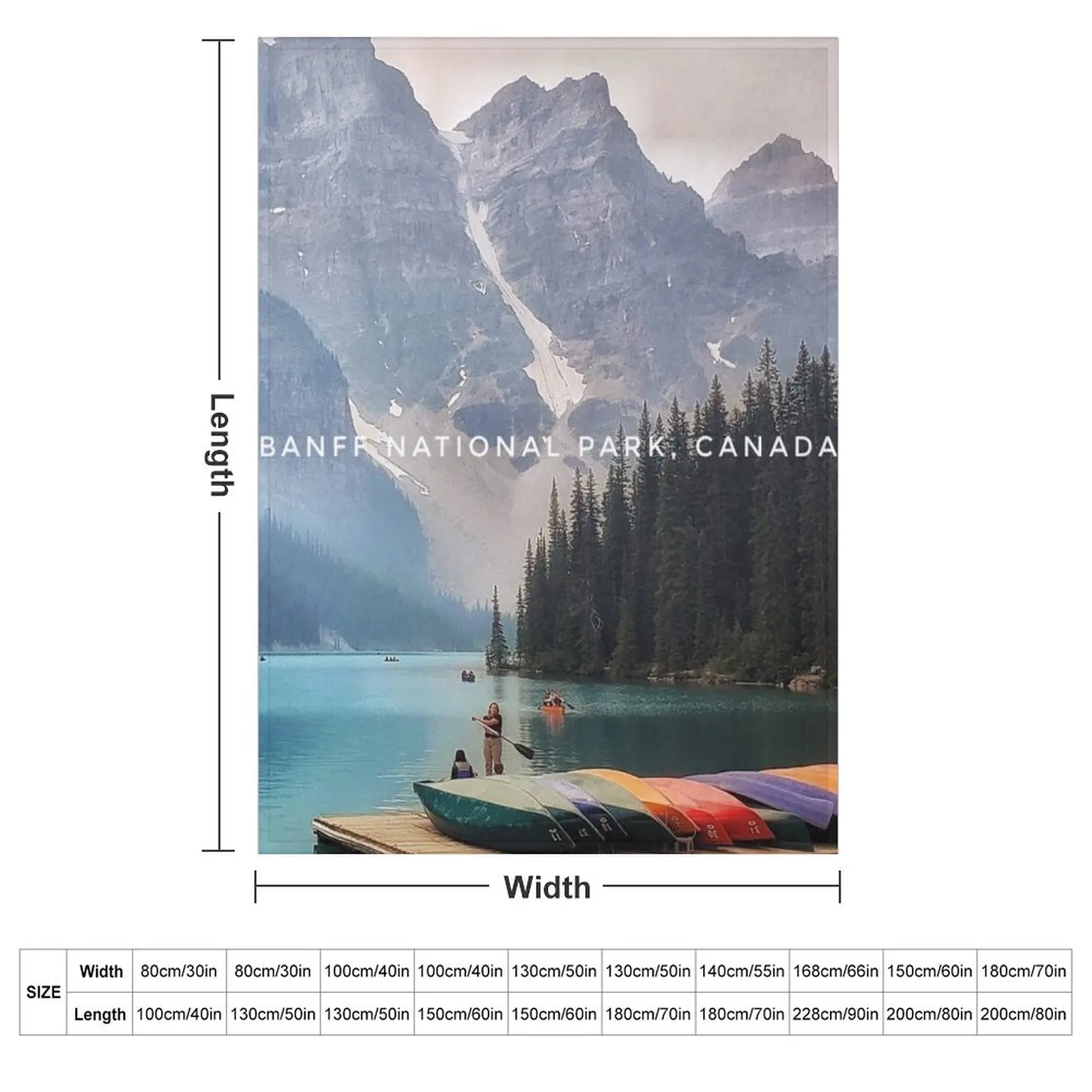 National Parks Canada Throw Blanket Thin Fashion Sofas Camping wednesday halloween Sofa Throw Blankets