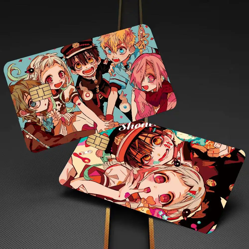 Toilet B-Bound H-Hanako Kun Anmie Sticker Film Skin Cover For Credit Card Debit Bank Card Front