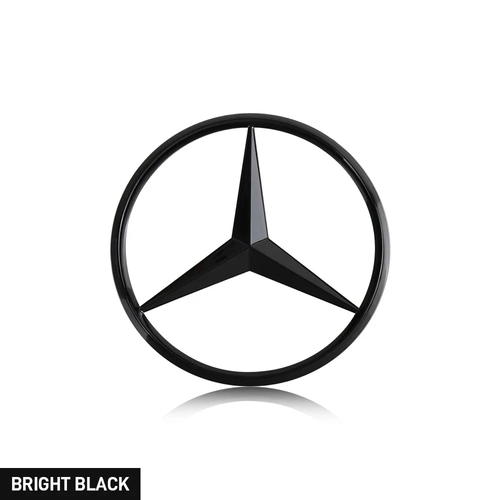 70mm Car Front Engine Emblem Logo Stickers For Mercedes Benz AMG W220 W221 W117 W166 W176 W177 Hood Badge Decal Car Accessories