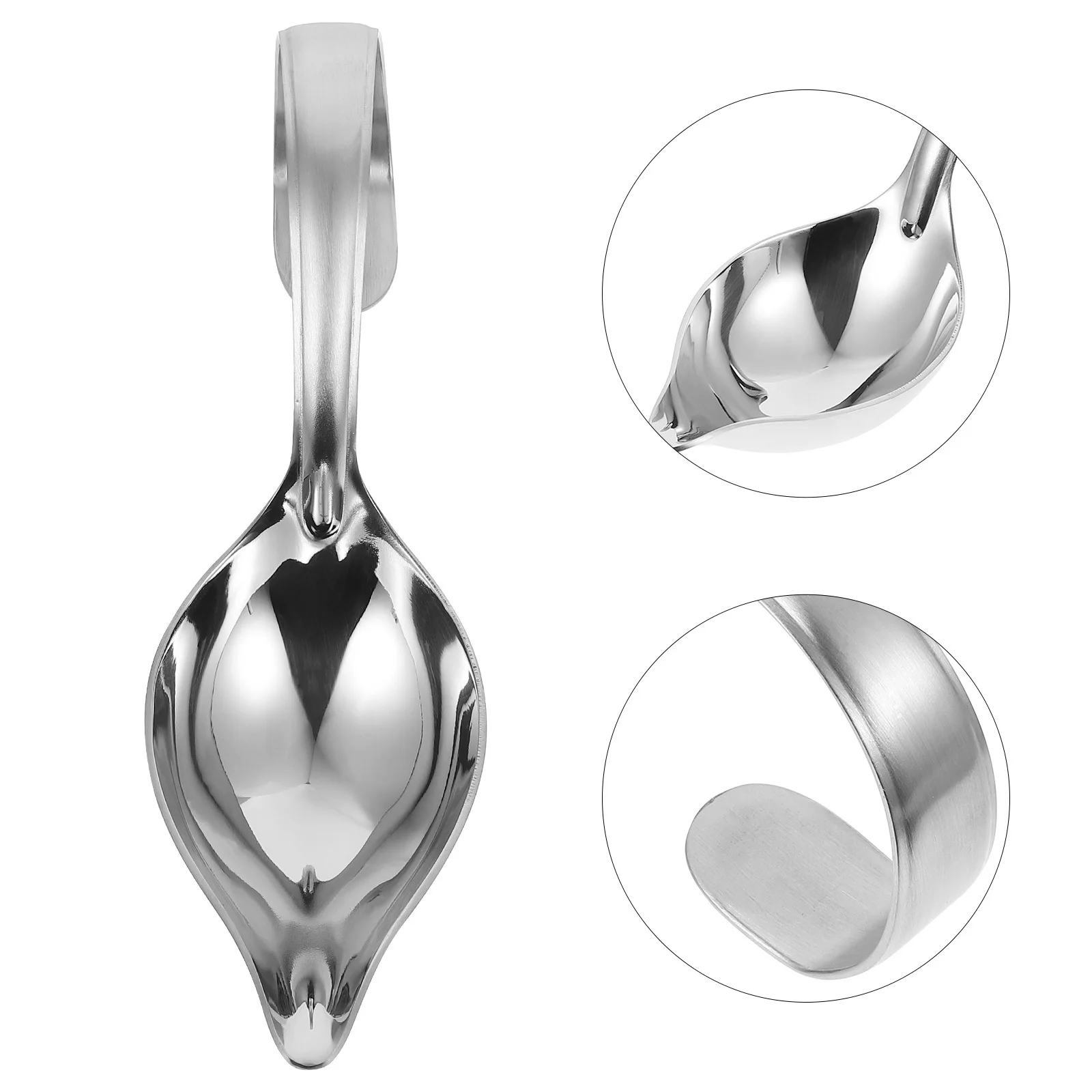 الفولاذ المقاوم للصدأ النفط ملعقة Diy بها بنفسك الشوكولاته رذاذ الصحن تزيين المطبخ صلصة الطهي أداة التقديم ملاعق المنزلية