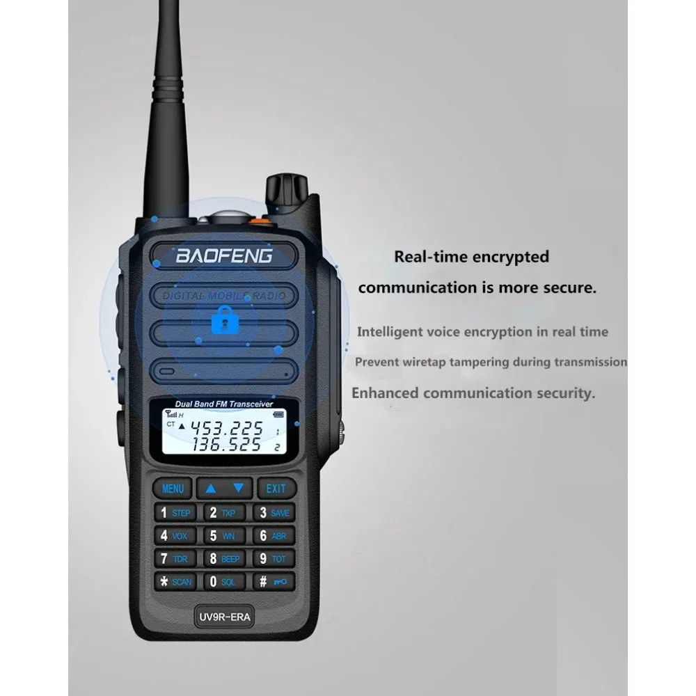 Baofeng 2025 IP68 방수 uv 9r plus 20w ERA 워키 토키 장거리 30km 자동차 cb 햄 라디오 hf 송수신기 UHF 라디오 방송국