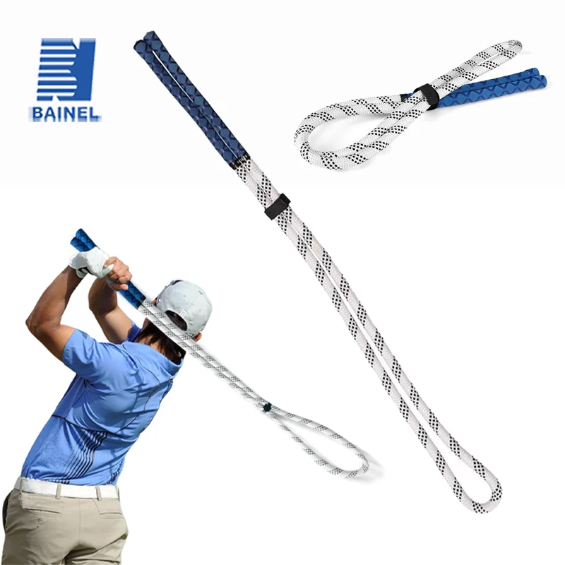 Golf Swing Training Aid Reusable Golf Club Equipment Aids Golf Swing Practice Rope Birthday Gift for Beginner and Golfer Lovers