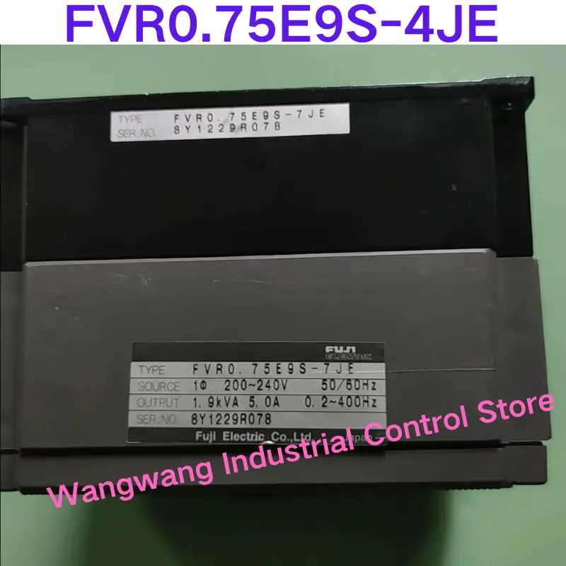 Second-hand test OK ，0.75kw  frequency converter FVR0.75E9S-4JE