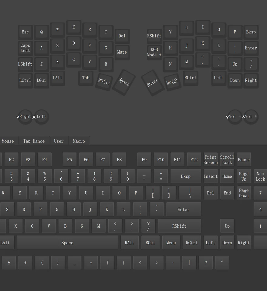 有線分割型メカニカルキーボード、CORNIX 50%、ホットスワップ対応