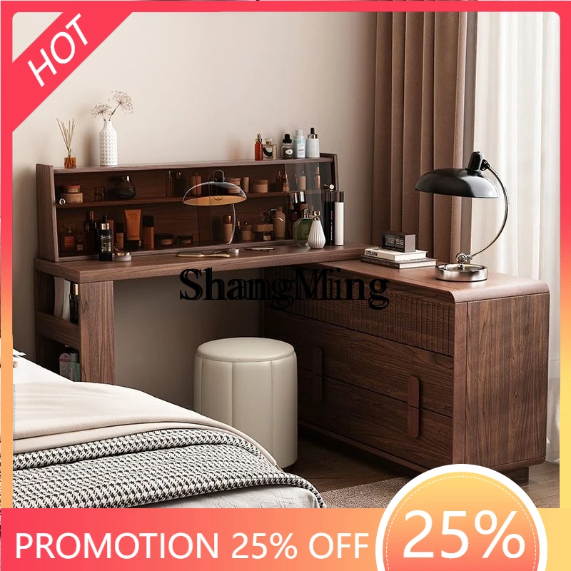 

SM antique chest, dresser, integrated corner makeup table, bedside cabinet, solid wood storage